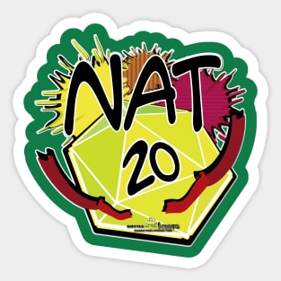 Nat 20 Sticker